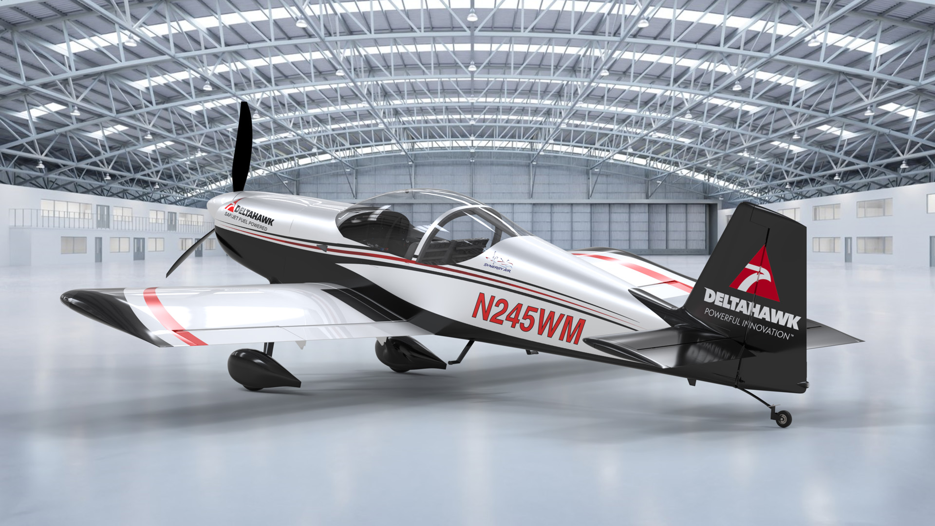 Back view rendering of Vans RV-14